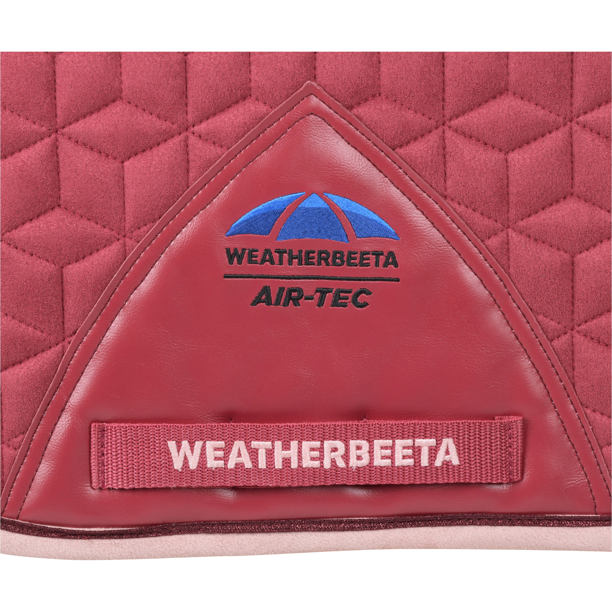 2026 WeatherBeeta Cuir Elite Air-Tec Dressage Tapis De Selle 1030346015 - Wine Plum